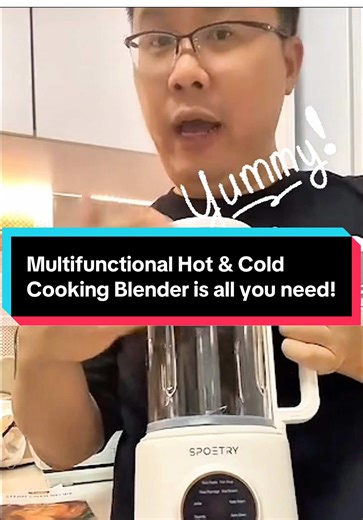 Multifunctional Hot and Cold Cooking Blender for Busy Lifestyles