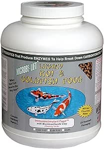 MICROBE-LIFT MLLILG Immuno Stimulant Fish Food Sticks for Ponds, Water Gardens, and Fountains, Safe for Live Goldfish and Koi, 4.5 Pounds