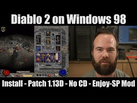 Diablo 2 on windows 98, Installation, LOD, Patch 1.13D, No CD, Enjoy-SP mod