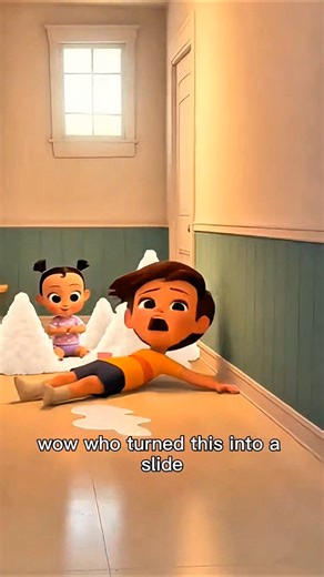 Kid Slips on Shampoo… and Finds the Real Culprit! 😂🧴