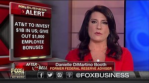 "AT&T is in the crosshairs of the Department of Justice right now. So, it's not as if they're cuddly with Trump at all and yet they see the economics of this deal. They were the first out of the gate to make an announcement about expanding what they're paying their workers." — Danielle DiMartino Booth http://fxn.ws/2BGa2i8 | Fox Business