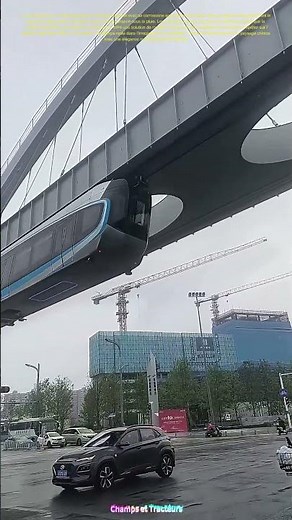Monorail suspendu : comment une capsule volante au-dessus de la route redéfinit le transport urbain