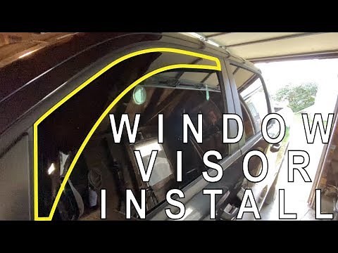 2019 RAM 1500 Crew Cab Window Deflector Install