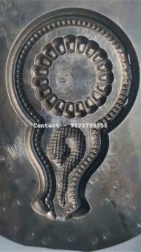 Shivling Die For Silver Article #silver #silverartical #embossing