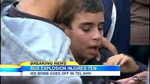 Israel Bus Bombing Injures 10 Amid Peace Talks