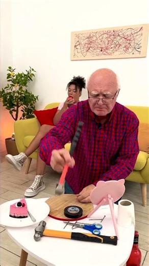 BLOODY Tooth Prank 🩸🦷! Grandpa Strikes AGAIN..🤯😂 #blood #prank #funny #short