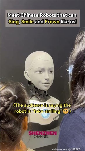 Meet Chinese Robots that can Sing, Smile and Frown like us!