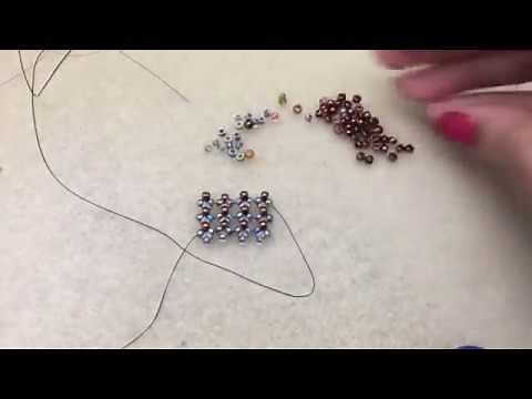 Hubble Stitch Demo--Lefthand beading tutorial
