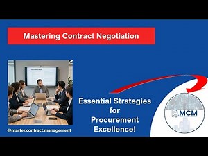 Mastering Contract Negotiation: Essential Strategies for Procurement Excellence!