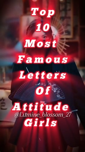 Top 10 Attitude Girls Name Letters 🔥😎❤️#girl #aesthetic #viral #shorts