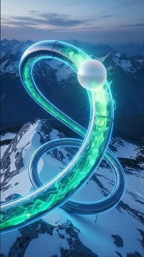 Liquid Loop in Transparent Tubes | Perfect Seamless CGI Flow