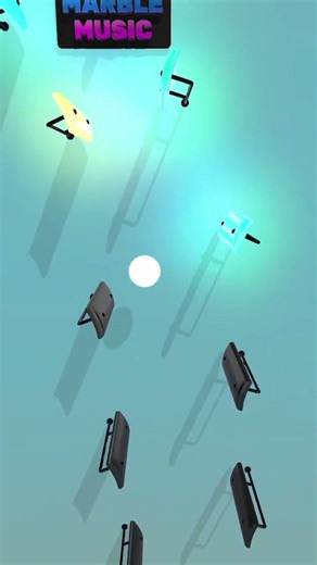 baby shark -B2- Marble Music #marblemusic #marbleasmr