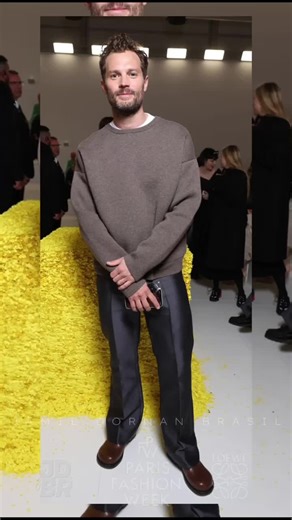 Jamie Dornan Shine at Loewe Show During Paris Fashion Week