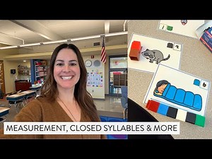Teaching Closed Syllables, Measurement, and Poetry in First Grade // 1st Grade Activities & Lessons