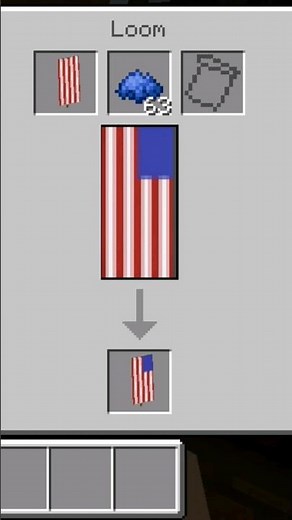 How to make the American Flag as a banner in Minecraft!!