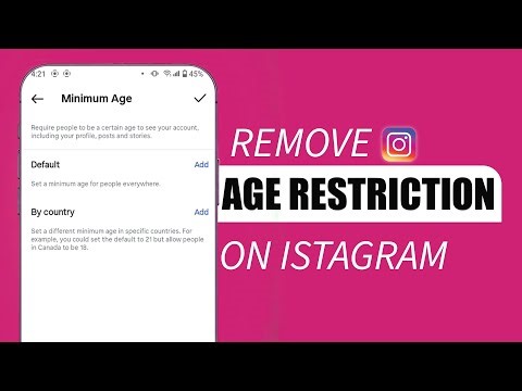 How To Remove Minimum Age Restrictions on Instagram | Quick & Easy Method