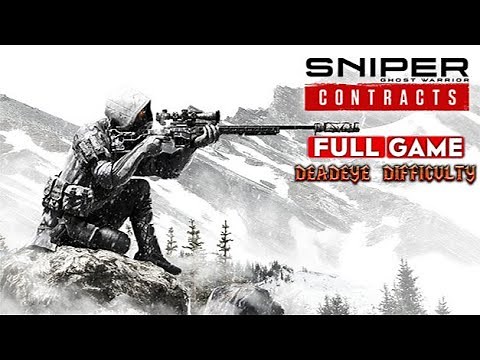 SNIPER CONTRACTS - DEADEYE DIFFICULTY - Gameplay Walkthrough FULL GAME [1080p HD] - No Commentary