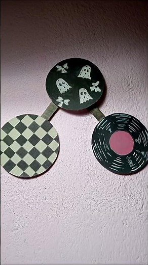 DIY Halloween Room Decor 🎃 | Easy Aesthetic Paper Wall Art & Spooky Craft Idea