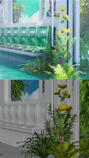 How i add animate vegetation assets in blender, all free, no addons needed. First we cover the swaying motion. Add simple deform modifier set to bend so we can do this. Set a keyframe, in the graph editor, add a noise modifier and adjust the scale and strength. Now create an empty and add a single keyframe on z rotation, in graph editor add a generator, make this super small, Add the empty here in the modifier. very nice! Now for the detailed animation, we use a displacement modifier, add a new 