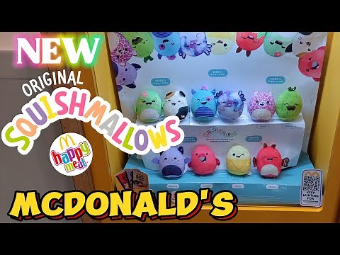 new Mcdonald's Squishmallows Happy Meals 2025 showcase all characters