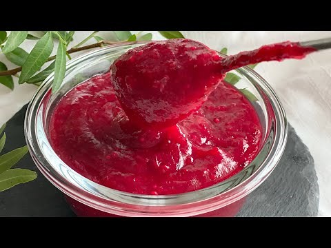 Sauce aux Canneberges Facile Rapide