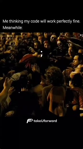 take U forward on Instagram: "That one missing ; in the code be like: . Did you check out TUF+? Anyway, here is some information about TUF+, the only platform you need for placement preparation. The TUF+ DSA Roadmap is a complete package for your DSA preparation for placements. We’re not the ones saying this—20k daily visitors following this roadmap and 500k monthly users on our platform are! 🔥 It provides a crisp roadmap, around 100 beginner-friendly problems, top-notch, freshly recorded expla