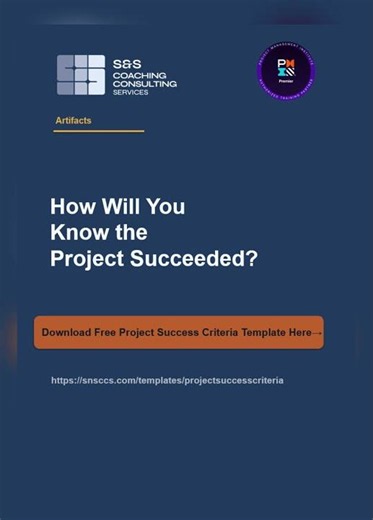 PMP#6: How Will You Know the Project Succeeded?