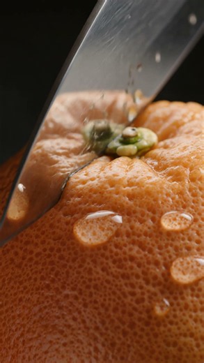 Slicing Pink Grapefruit with a Sharp Knife #fruitcutting #asmr #satisfying