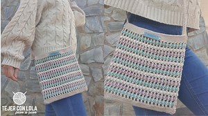 TUTORIAL BOLSO DE CROCHET - Tejer Con Lola
