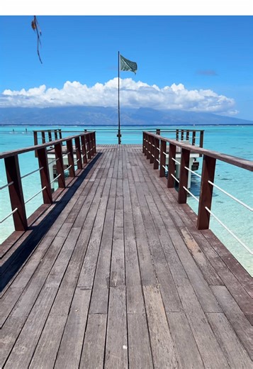 Imagine waking up here 🏝️✨ Only a 30 minute ferry away from Tahiti island. @sofitelkiaoramoorea #experiencetahiti #moorea #beachvacation #tahiti #frenchpolynesia