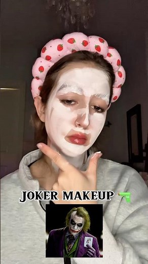 Joker makeup tutorial 💚🔫#love #halloween #halloweenmakeup #makeupartist #joker