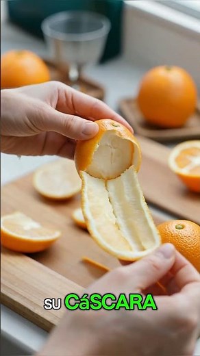 NUNCA TIRES LA CÁSCARA DE NARANJA 🍊 Haz esta infusión