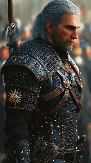 Geralt Nilfgaardian Armor | AI Fan Art 4K | The Witcher 3