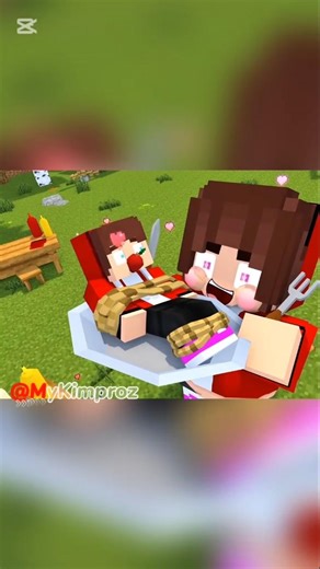 Will JJ’s sister eat JJ up? 🥺🍽️😮 Minecraft