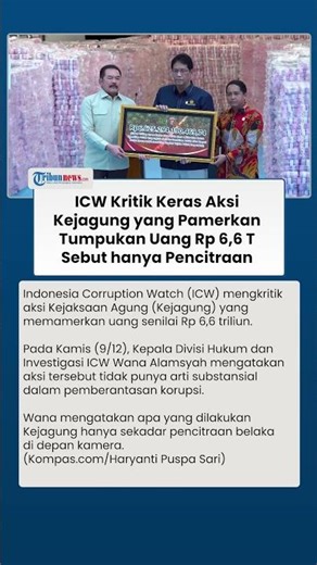 Aksi Kejagung Pamer Tumpukan Uang Rp 6,6 T Hasil Sitaan Negara Dikritik, Disebut Pencitraan Belaka
