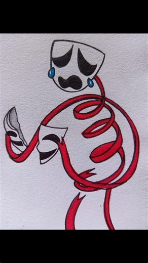 how to draw Gangle from the amazing digital circus#tutorial#howtodraw#theamazingdigitalcircus#art