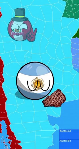 Chile y sus preguntas insanas🇦🇷😡🇨🇱🤓(CC:@CountryPerú ) #paises #countryballs #XD #xd #XD #paises #humor #animation