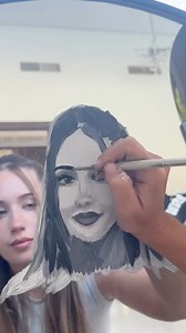 232K views · 9.1K reactions | Pintándome en el espejo  #art #paint #pintura #arte #espejo | Llunaclark. | Facebook