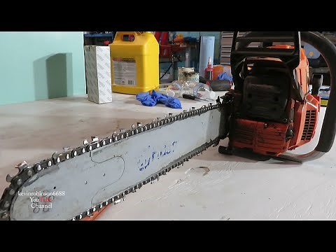 How to Install a Chainsaw Chain