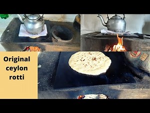 Srilankan coconut roti/ Sri Lankan popular pol rotti/ Ceylon hill country roti/ ‪@sillytamilgirl9861‬