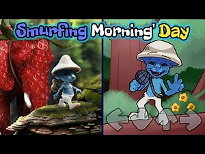 FNF: Smurfing Morning' Day // Original VS Cartoon version [Botplay] █ Friday Night Funkin' █