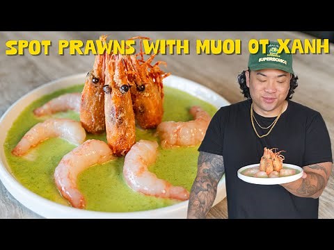 How to Make: Spot Prawns with Muoi Ot Xanh / Vietnamese Seafood Sauce