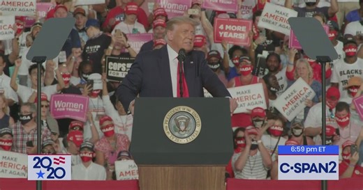 President Trump Hosts Rally in Sanford, Florida
