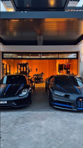 Bugatti Chiron vs Porsche 918 Spyder 🇫🇷🇩🇪 #megacar #supercar