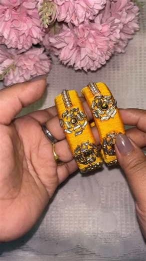 Trending Silk Thread Bangles Design 2025 | Kundan Style