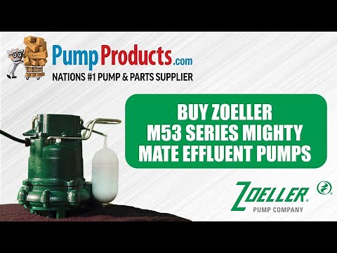Zoeller M53 Series "Mighty Mate" Effluent Pumps In Stock at Pump Products