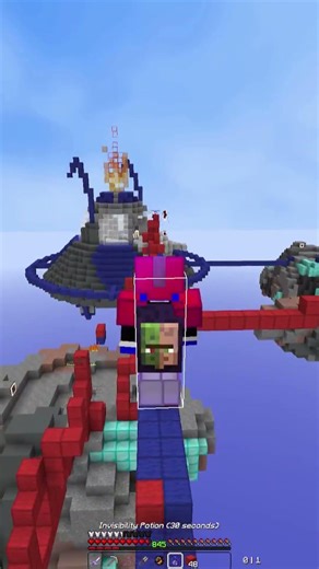 That's a crazy glitch lol #minecraft #bedwars #clips #shorts