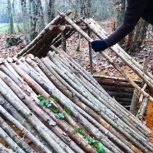 SURVIVAL EARTH LODGE HOUSE Bushcraft a pit warm house The best of all natural Shelters | Dungannon Thomas Clarkes