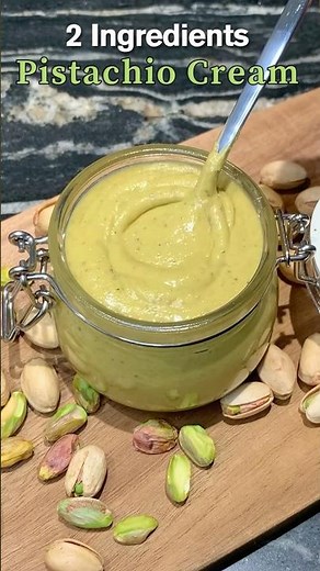 Pistachio Cream Recipe: 2 ingredients & 5 minutes!