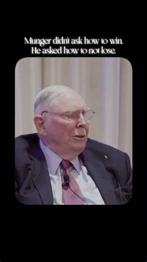 Charlie Munger's Inversion Method: Stop Asking How to Win
